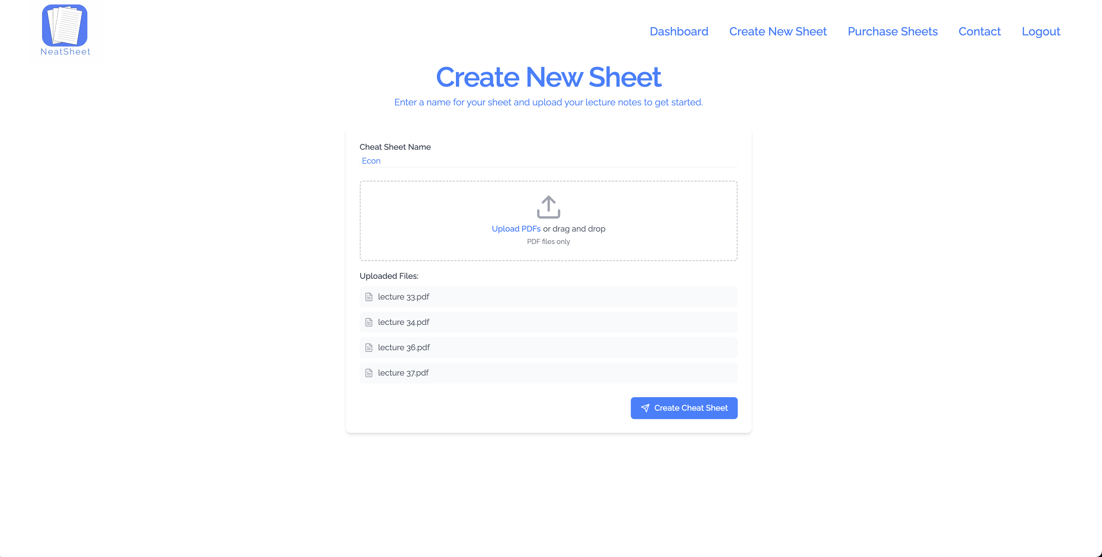 Cheat sheet generated from multiple lecture notes